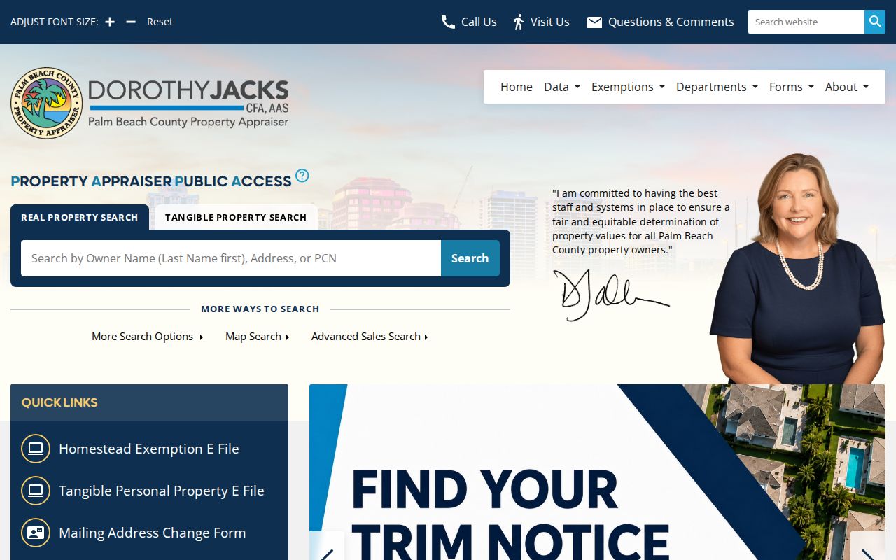 Riviera Beach residents directory PAPA parcel search