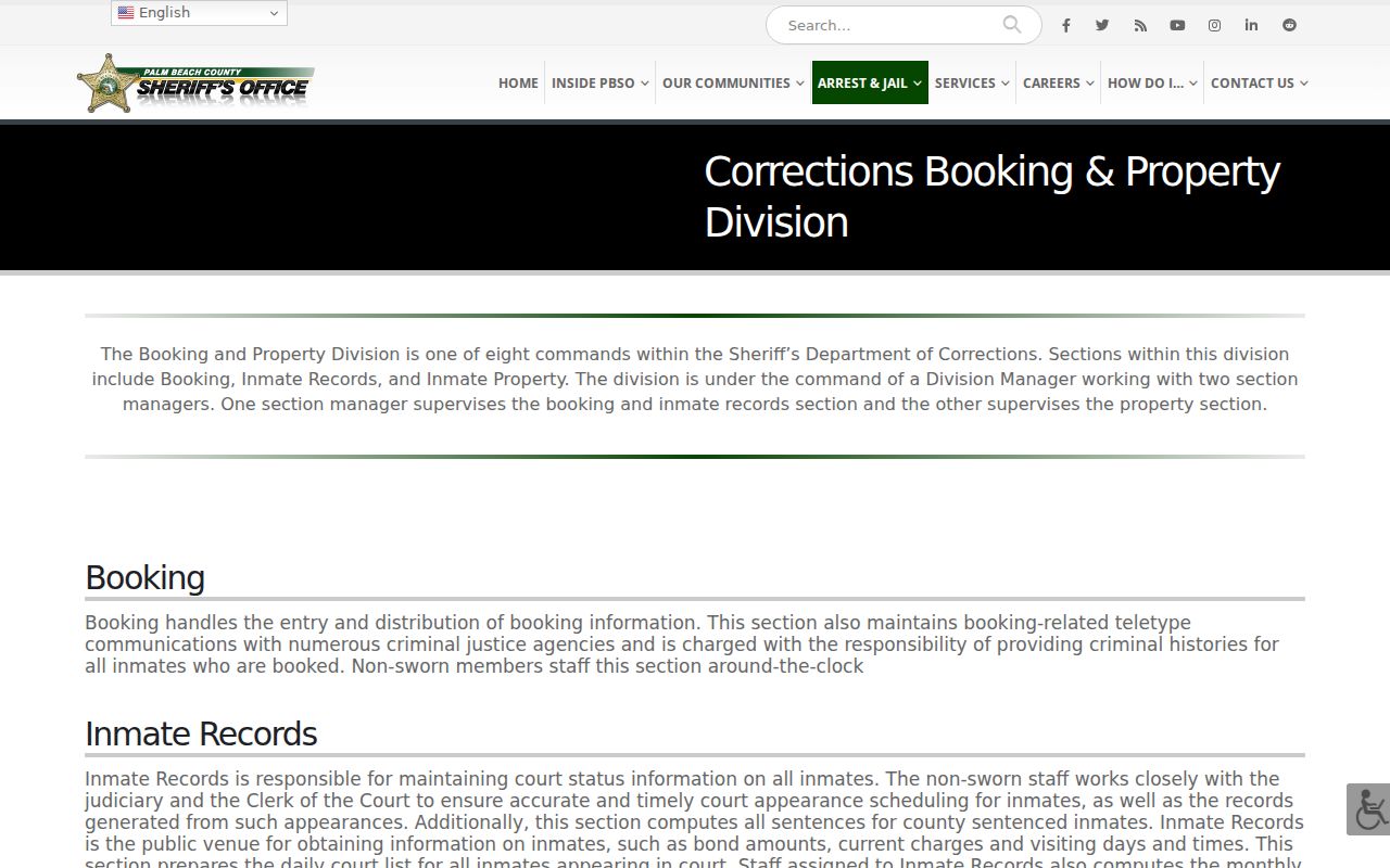 Palm Beach County inmate search kept separate from Riviera Beach neighbor records